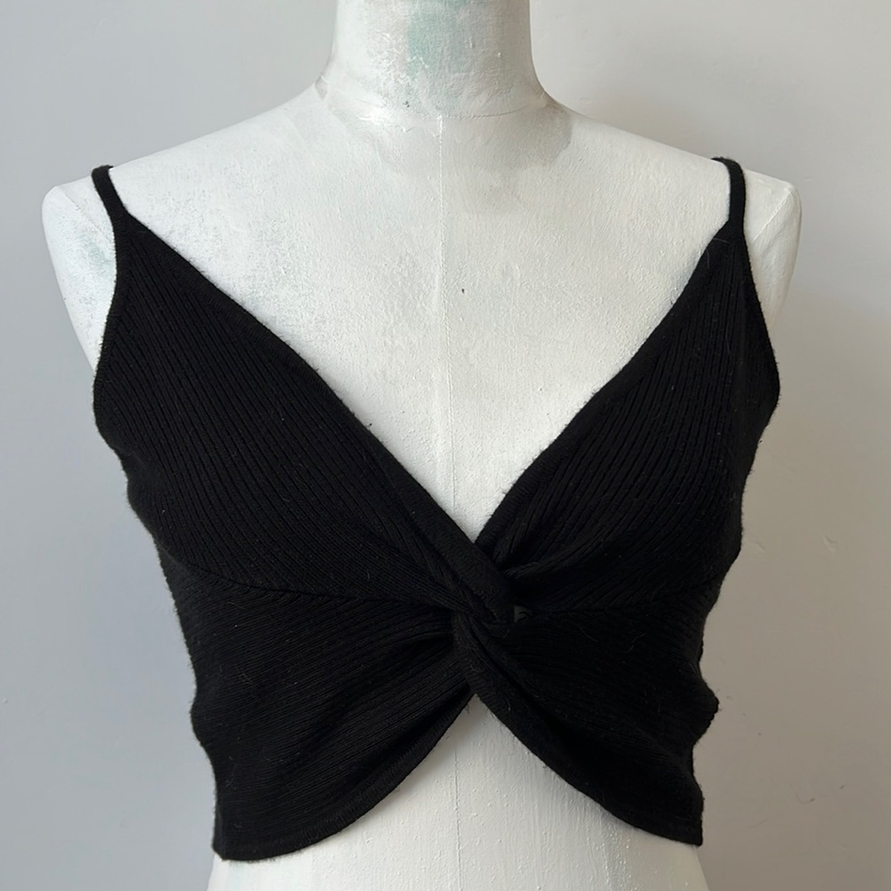 Sweater style tank top